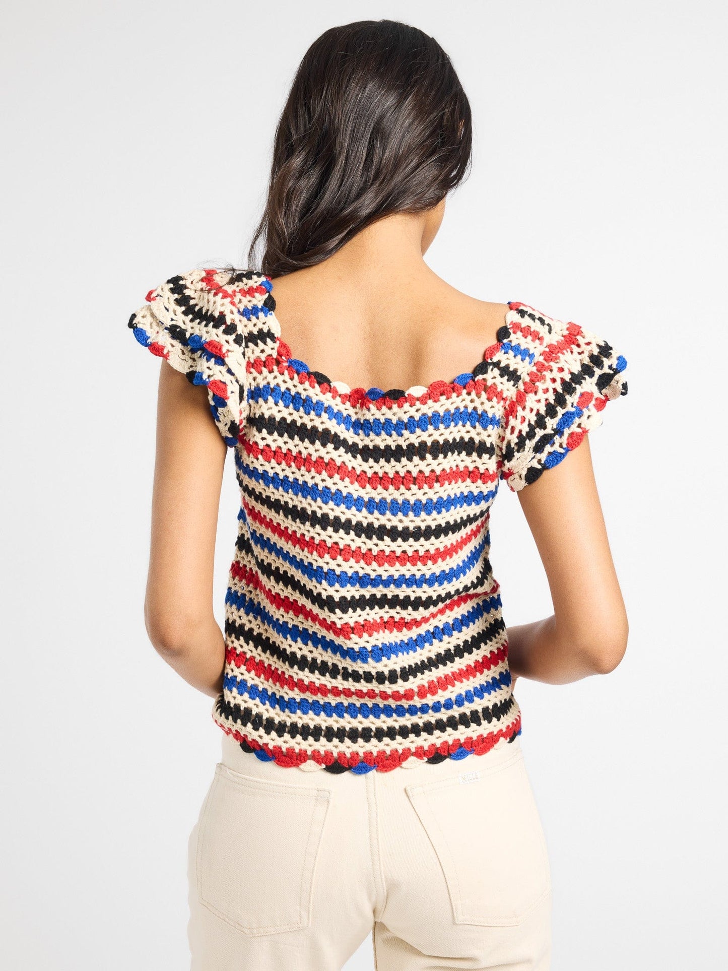 Aila Knit Top in Deauville Stripe