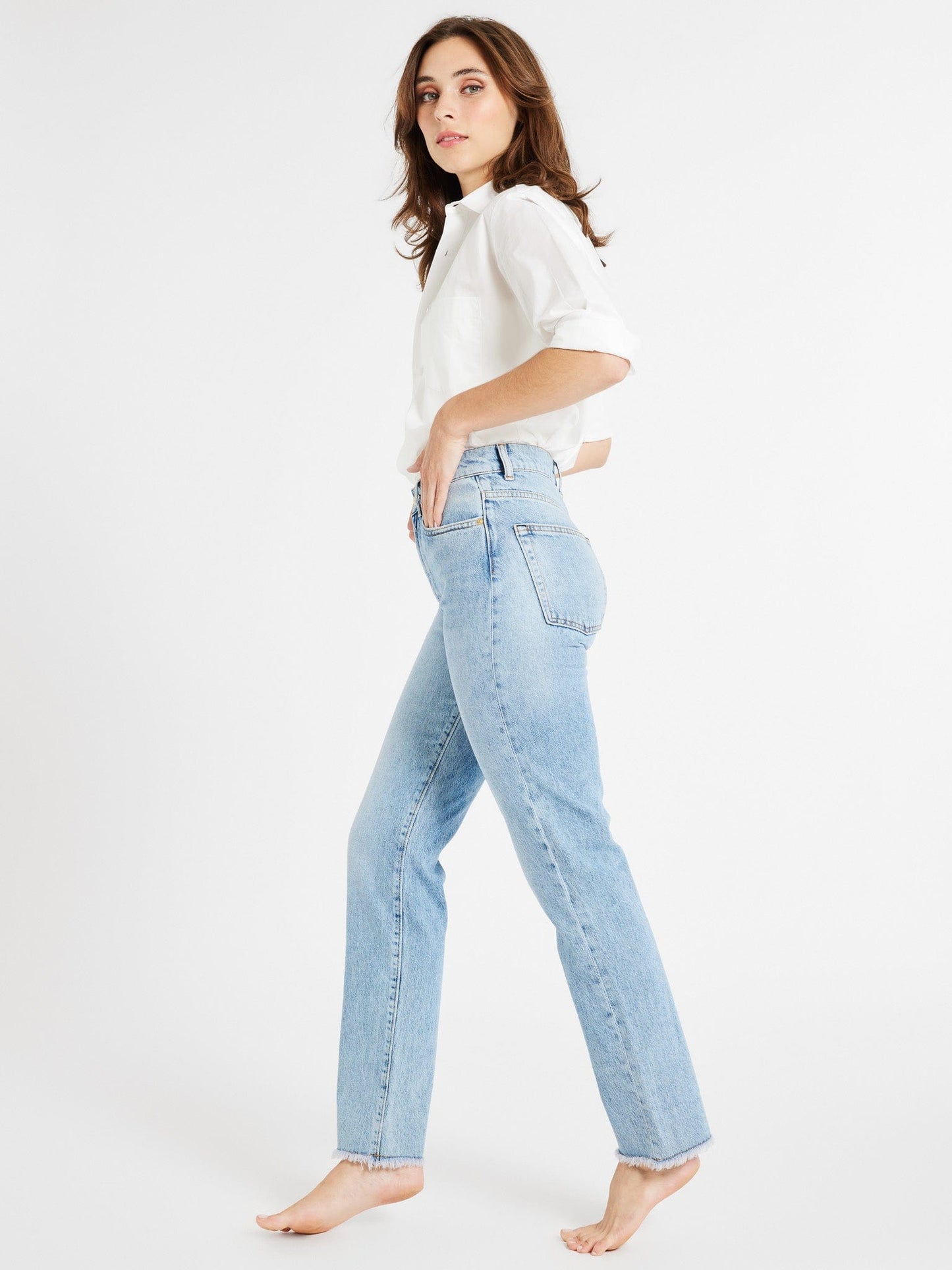 Brooke Mid Rise Slim Fit Jean in Venice