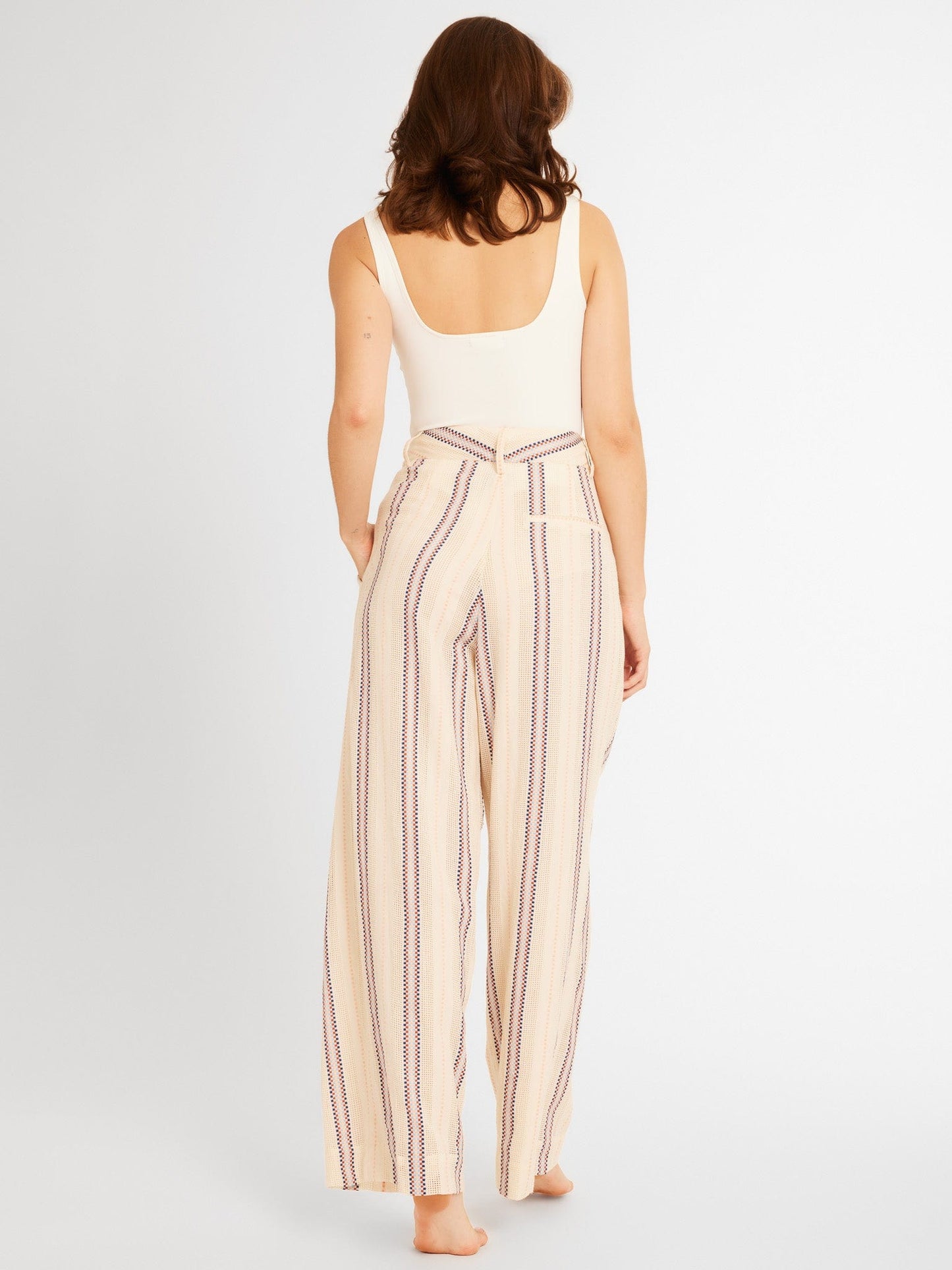 Cara Pant in O'Keeffe Stripe