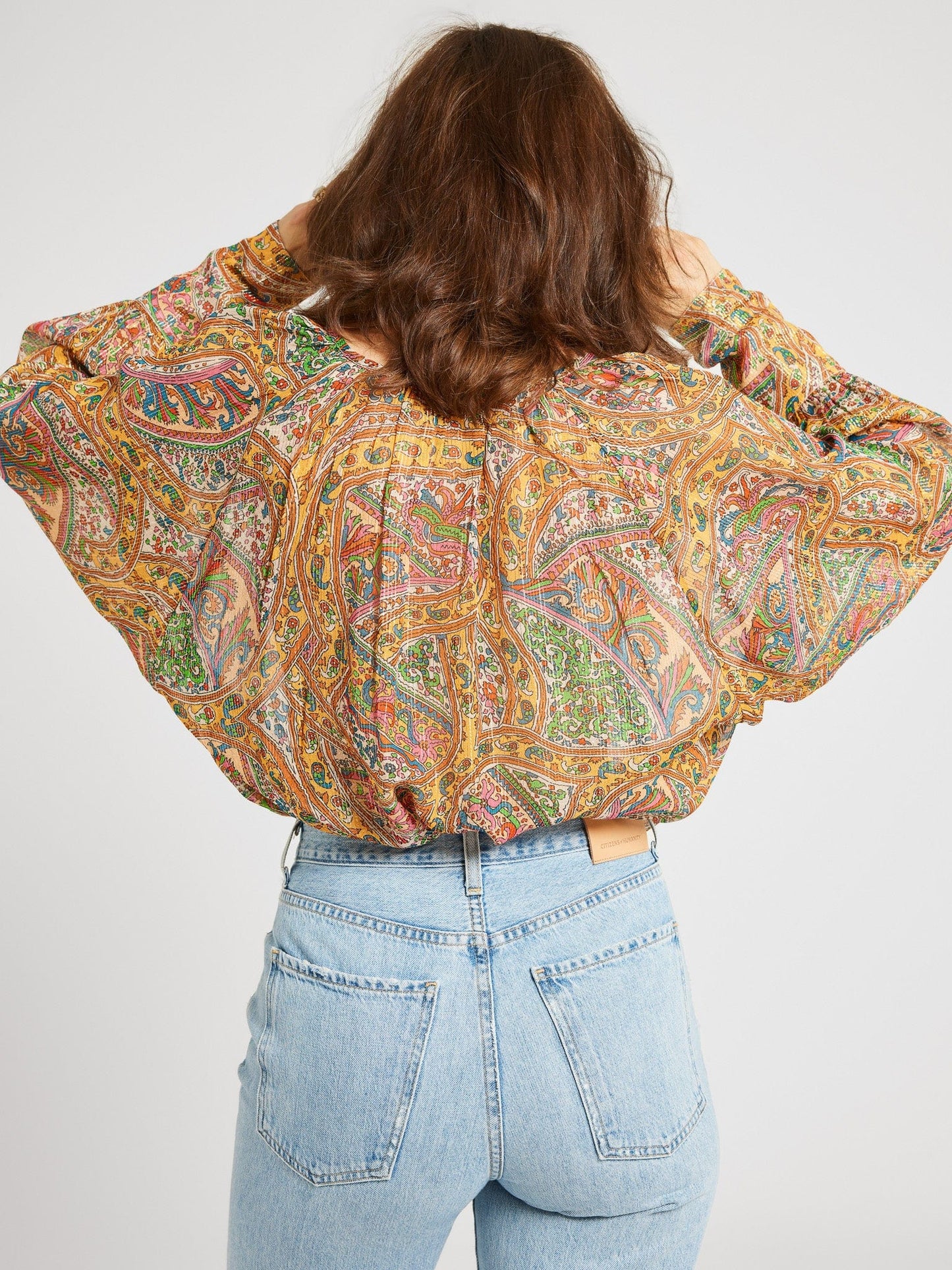 Madeline Top in Paisley Shimmer