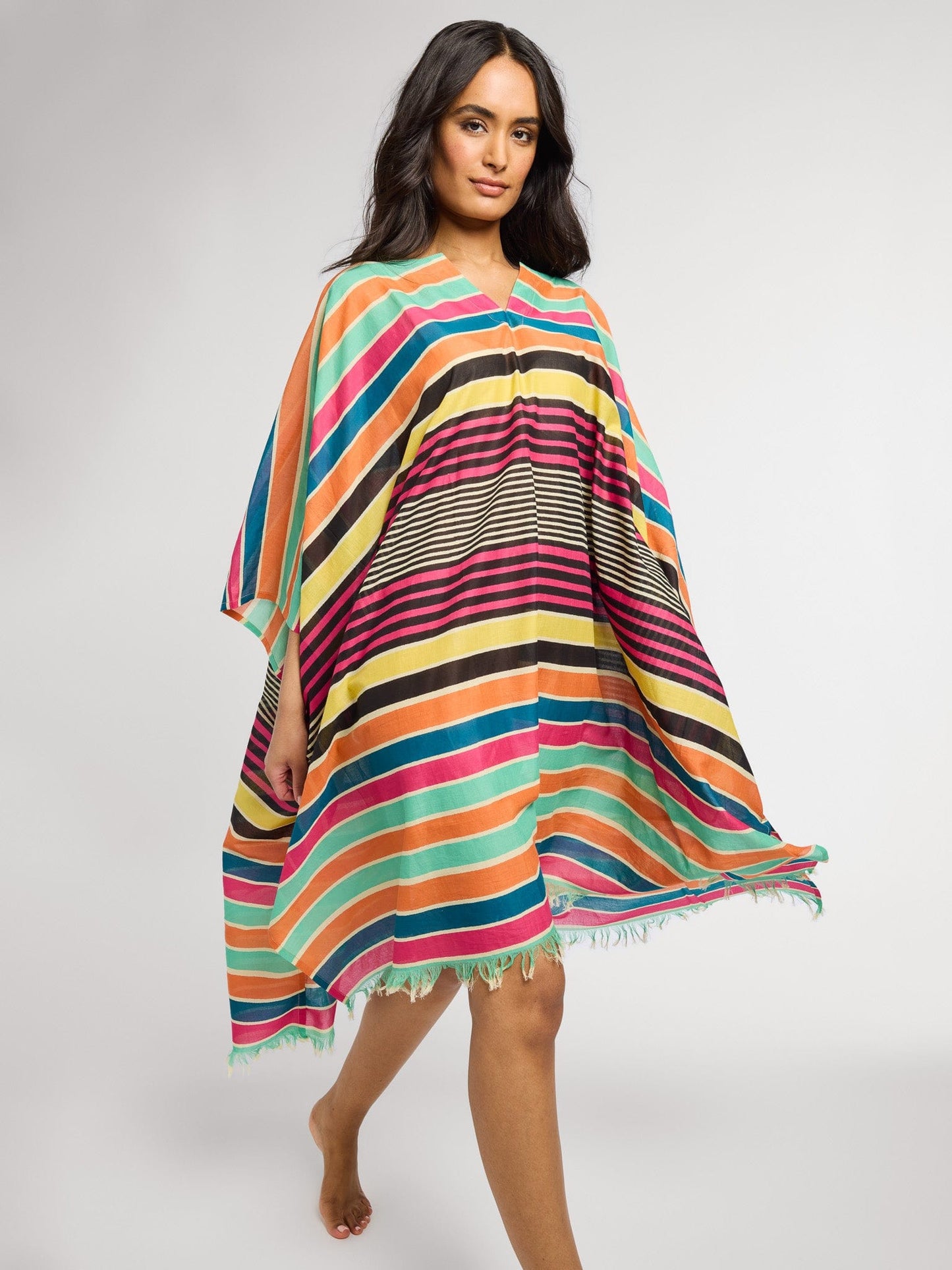 Georgia Caftan in Ibiza Stripe