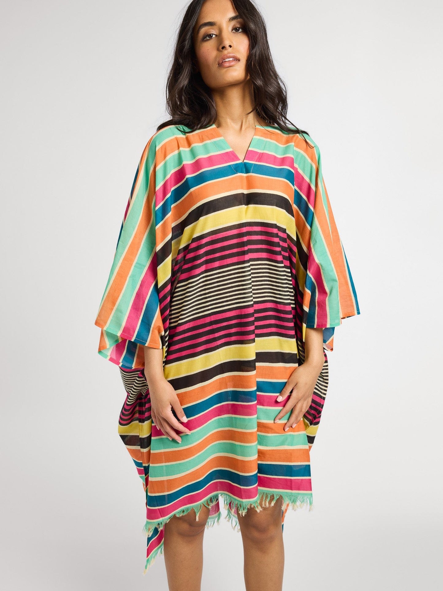 Georgia Caftan in Ibiza Stripe