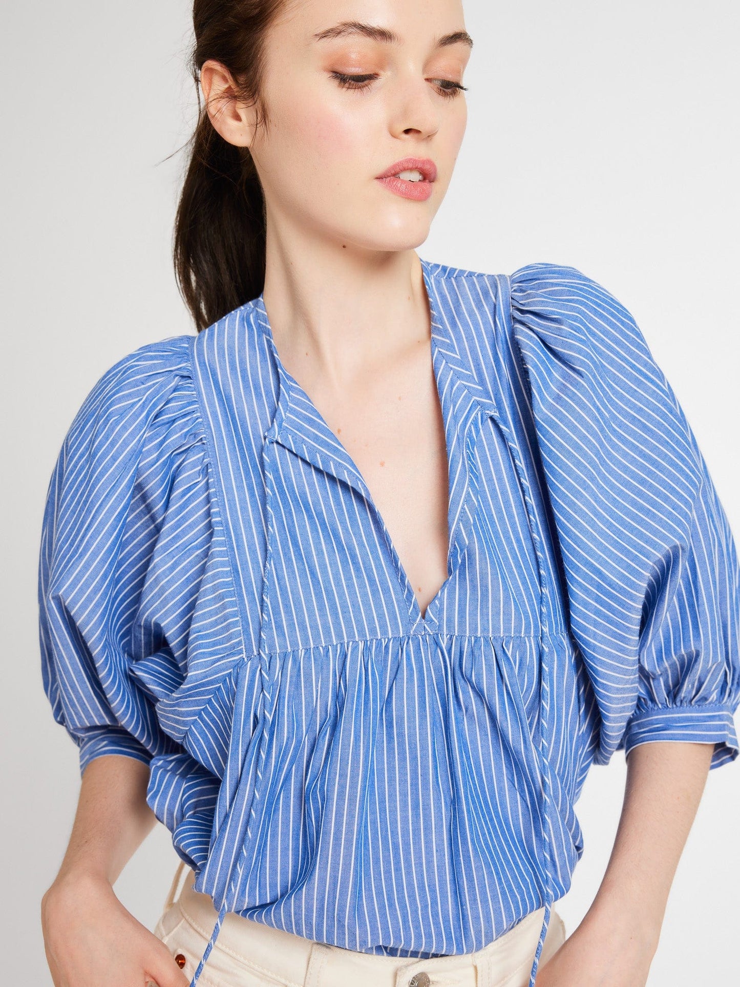 Thalia Top in Harbor Stripe